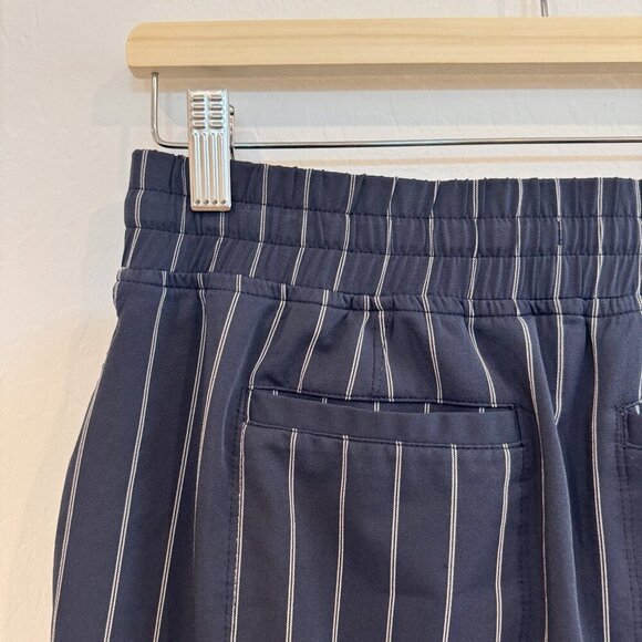 Athleta Womens Striped Midtown Athletic Skort in Blue White Athleisure Size 2 - Picture 7 of 9